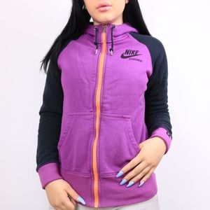 💜 PURPLE COLOUR BLOCK NIKE SWEATER 💜